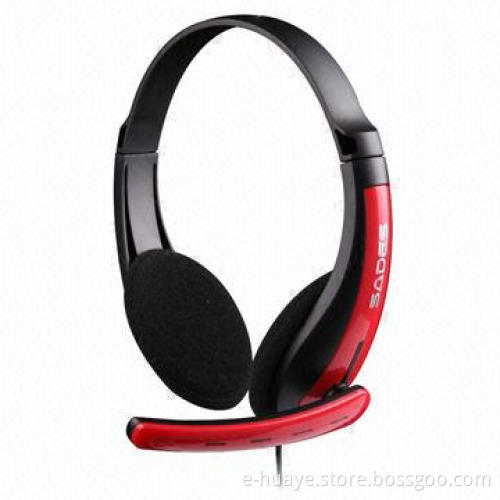 PC Headset with Wired Cute Design, 20 to 20,000Hz Frequency Range
